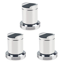 3X Aluminum Alloy Adjustable HiFi Audio Feet Pad Amplifier Power Cable Bracket Wire Support (A)