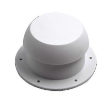 (White) RV Roof Vent Cap Mushroom Head Round Exhaust for Motorhome Camper Van
