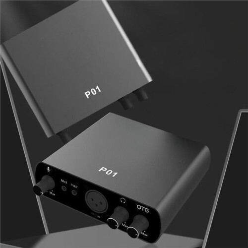 CubeG P01 Computer External Sound Card Live Recording USB Bag Debugging Shouting Microphone Singing 1