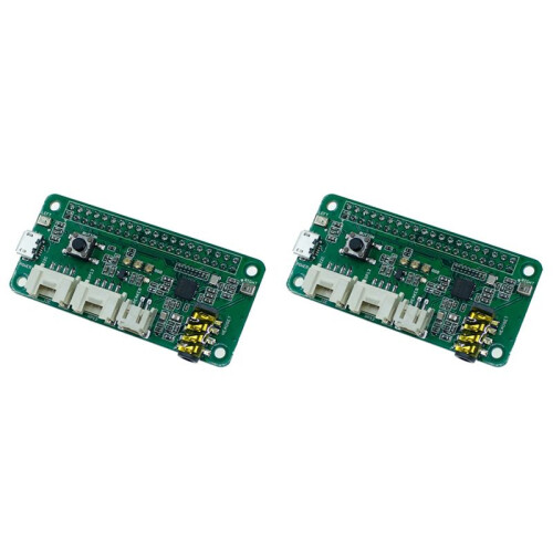 2X ReSpeaker 2-Mics Pi Hat for Raspberry Pi 4 Model B Voice Module Dual Microphone Array for Raspberry Pi Zero 3B