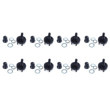 8X 3P4T 3 Pole 4 Position Simple Bande Wafer Selecteur Commutateur Rotatif avec Bouton