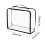 (D) Clear Large Capacity Storage Bag, See-Through Organizer Bag, 3D Foldable Storage Pouch for Clothes & Accessories 2