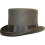 (M, Dark Grey) Hand Made Wool Top Hat Satin Lined Small To Xxl 2