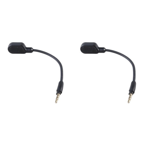 2X Microfono Sostitutivo da Gioco da 3,5 mm per Cuffie da Gioco  HyperX Cloud 3 III