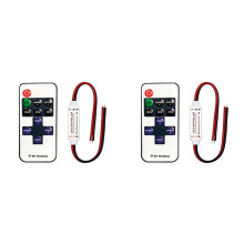 2X 11 Key RF Wireless Remote Controller Controller for Single Color LED Strip Lights Wireless Control Dimmer
