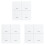 3X Tuya ZigBee  Scene  4 Gang   12 Scene  Push Button Controller Supports Home Assistant 1