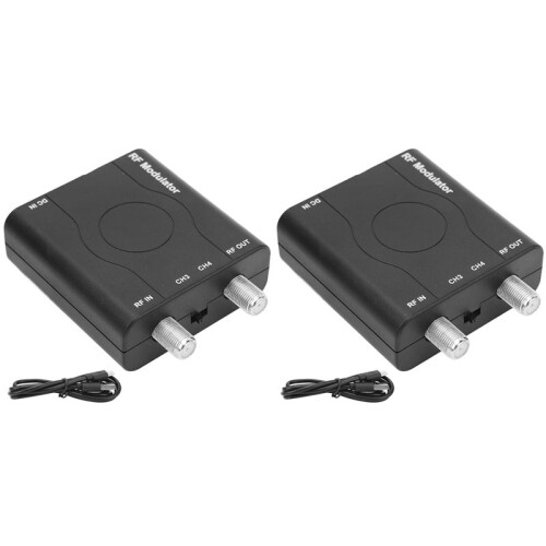 2X -Compatibele RF-Modulatoradapter, RF-Modulator Coaxiale Converter, HD-Multimedia-Interface Naar RF-Modulator NTSC