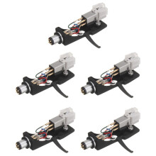 5X Cartridge Stylus met Draaitafel Headshell 4-Pins Contacten voor Fonograaf Draaitafel Grammofoon LP Vinyl Naald