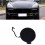 (Black Front  Left Side) Front Rear Bumper Tow Hook Hole Cover Cap For Porsche Cayenne 2011-2014 Plasti 1