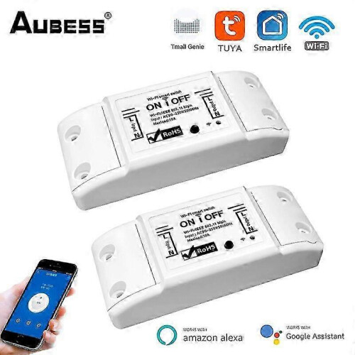 Alexa Google Home WiFi Switch Timer Wireless Smart Light Switch DIY Automation Module