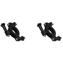 2X Roll Bar Mount for HD Hero Hero 2 Hero 3 3+ Diameter 3.5cm-6.35cm ( 1.4Inch to 2.5Inch) Black