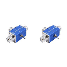 2X 2-Vägs CB/HAM-Antennkoaxialomkopplare Koaxialantennomkopplare 100W 1-30MHz SL-16-Kontakt
