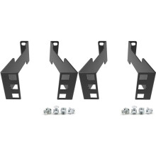 2X Extensor de Profundidad para Rack de Servidor 1U: Kit Adaptador de Montaje en Rack Empotrado de 10 cm de Profundidad para Rack de Red