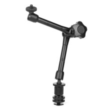 6X Magic Arm 11 Inch Articulating Arm Magic Friction with Hot Shoe Mount & 1/4 Inch Tripod Screw