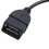 3X USB Jack, AUX, 3.5 mm Jack for Audio Data Charging Cable Black 5