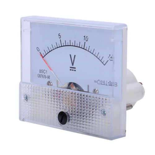3X 85C1 Fine Tuning Dial Analog Volt Panel Meter Gauge  0-15V 2