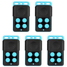 5X Télécommande Clone 433 MHz Duplicateur RF Copie Télécommande Code Fixe Télécommande Sans Fil 433 MHz pour Portail Porte de Garage