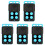 5X Télécommande Clone 433 MHz Duplicateur RF Copie Télécommande Code Fixe Télécommande Sans Fil 433 MHz pour Portail Porte de Garage 1