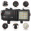 4X LED Photographic Lighting for SLR Camera 40M Waterproof Diving LED Night Light Diving Lamp for 8