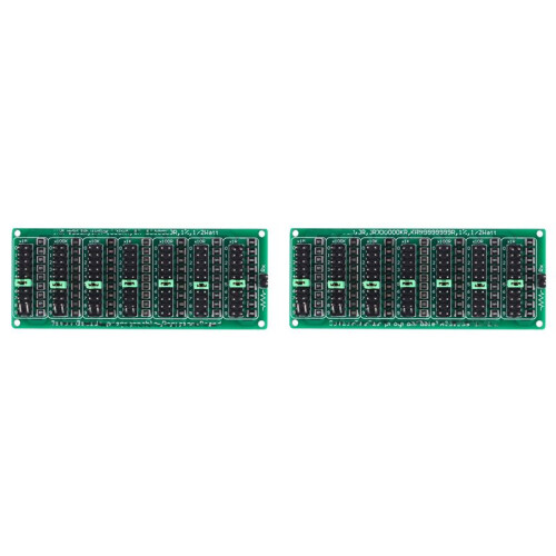 2X 7 Decade 1R - 9999999R Programmable SMD Resistor Slide Resistor Board Step Accuracy 1R 1% 1/2 Watt Module 200V