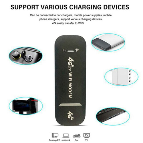 4X 4G LTE USB Modem Network Adapter with WiFi Hotspot SIM Card 4G Wireless Router for Win XP Vista 7/10  10.4 1