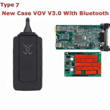 (V3.0 BT VOV) Aermotor Multidiag PRO BT NEC Relay V2021.11 OBD2 Scanner TCS Pro VCI Real 9241 V3.0/V9.0 PCB 8 Cables Car Truck Diagnostic Tool