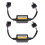 2pcs H4 LED CANbus Decoder DC 9 to 16V Plug and Play Anti Flickering LED Headlight Resistor Decoder 1