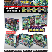 (Mascarada Crepuscuar) 324/360 Pcs/Set Pokemon Card Brilliant Stars 151 Prismatic Evolutions PALDEAN FATES English Booster Battle Transaction Card.