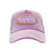 (Purple Reverse Logo Velvet Trucker) Von Dutch Trucker Hats / All Styles