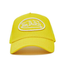 (Yellow and White Trucker Hat) Von Dutch Trucker Hats / All Styles