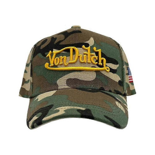 (Americano 6 Panel Strapback Hat) Von Dutch Trucker Hats / All Styles