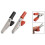 3X 10A Handle Electrical Crocodile Alligator Clips 2