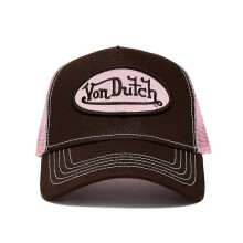 (Brown and Pink Classic Trucker) Von Dutch Trucker Hats / All Styles