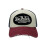 (JACKBWR Navy and Red Distressed Strapback Hat) Von Dutch Trucker Hats / All Styles 1
