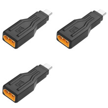 3X XT60 to USB C Adapter Storage XT60 Male to Type-C Male 100W 20V Charging Connector