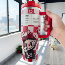 (1050ML, 011) New 40OZ stainless steel insulated cup stainless steel insulated vacuum insulated car cup sports outdoor travel 304