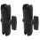 2X Braço de Soquete Duplo de Liga de Alumínio de 15 cm de Comprimento para RAM com Suporte de Bola de 1,5 Polegadas para Montagem em Base de 1