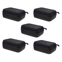 5X EVA Portatil Bolsa Dura Cubierta Protectora A Prueba de Choques para HD Hero3 Hero3 + Camara Negro