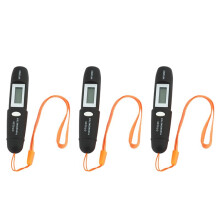 3X Non-Contact  Infrared Thermometer IR Temperature Measuring Digital LCD Display Infrared Pen DT8220 Black