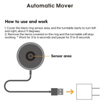 2X Mouse Jiggler Mouse Shaker Mechanical Mouse Mover Automatic Running for Laptop Screen Anti-Sleep Undetectable