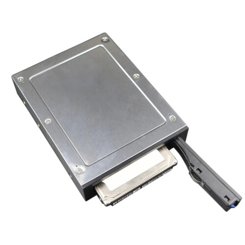2X Baia de Disquete Interna de 2,5 A 3,5 Polegadas  III Rack Móvel Sem Bandeja de 6 Gbps para Painel Traseiro de Disco Rígido SSD de 2,5 Polegadas 2