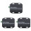3Pcs Ethernet IP Extender over Coax HD Network Kit EoC Coaxial Cable Transmission Extender for Security CCTV Cameras(A) 1