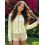 (S, Yellow) Women's Button Down Knit Cardigan Solid Color Long Sleeve Sweater Jacket 7
