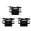 3X SNI-1/3.5 Noise Filter Ripple Mass Filter Insulator 3.5mm Black 1