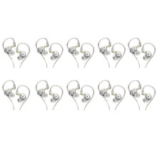 10X KZ EDX Pro In-Ear Headphone HIFI Bass Earphones with Detachable Cable Noise Cancelling Headphone No Microphone-E