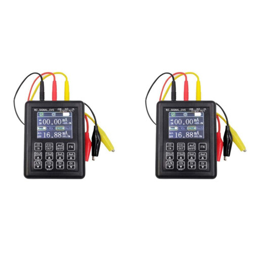 2X 4-20MA 0-10V Adjustable Signal Generator Process Controlling Signal Calibrator Constant Current Source 0-20MA