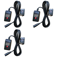 3X Máquina de Humo con Control Remoto con Cable Receptor de Control Remoto para Efectos de Escenario de 400 W, 900 W y 1500 W