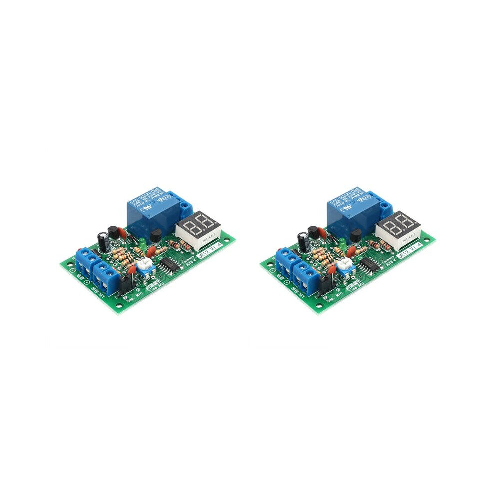 2X Dc12v Led Display Countdown Timing Timer Delay Turn Off Relay Module 6033209773349