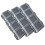 6Pcs Parts Storage Box Plastic Screw Organizer Box with 4 Compartment Tool Part Container Bin with Lid Storage Case 2