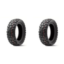 2X 80/55-6.5Vacuum Tire for Electric Scooters,Tubeless 10 Inch Off-Road Rubber Tyre,Ideal for Kickscooter Wheel